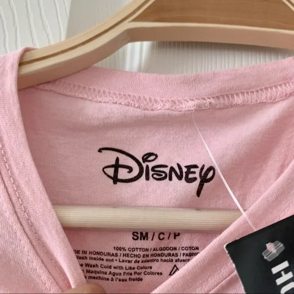 Disney Bambi Pink Floral Tee Graphic T-Shirt​ - Picture 6 of 7